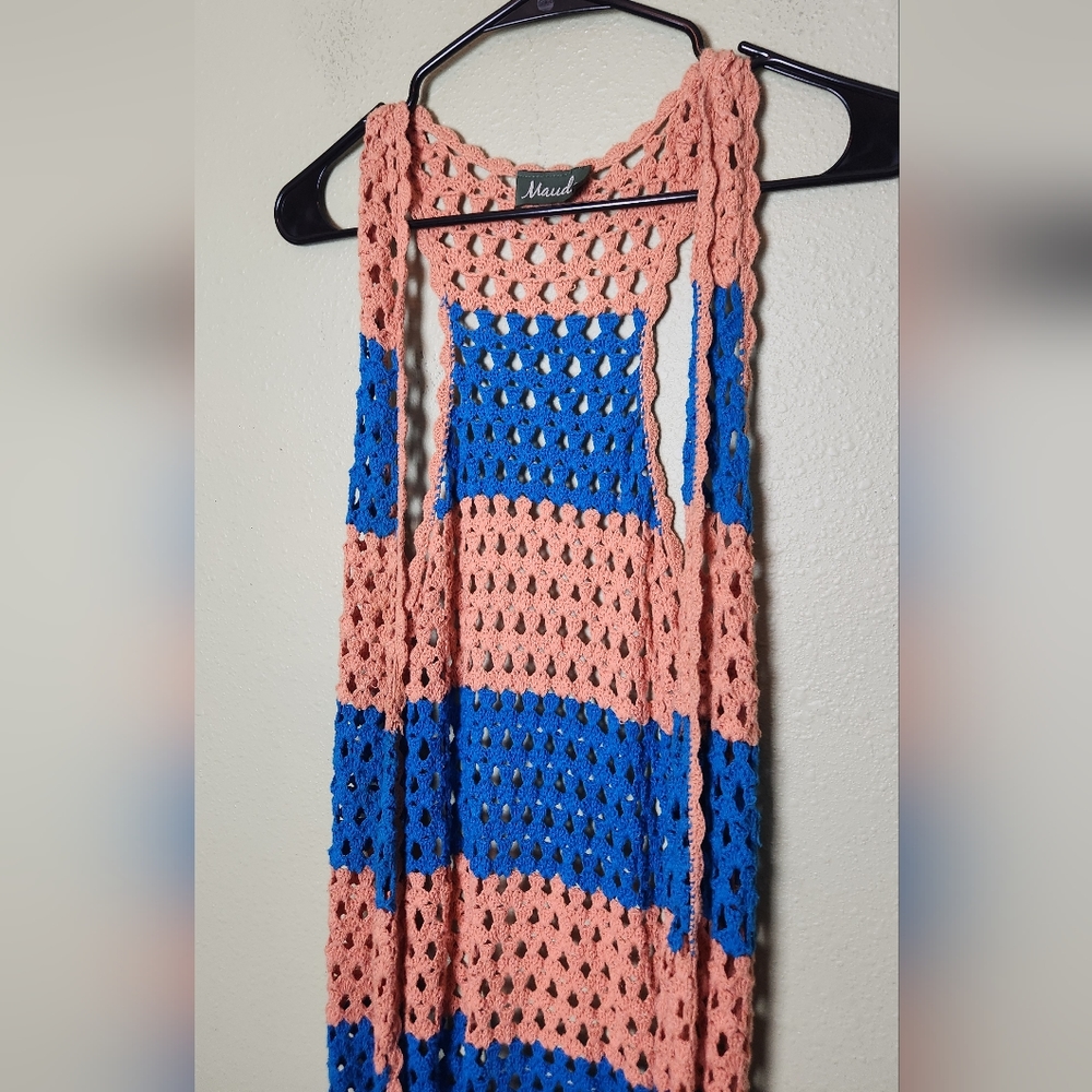Maude Crochet Cardigan Vest Size Small